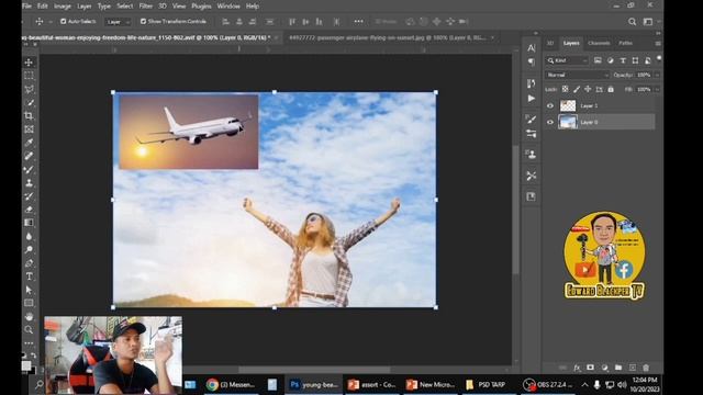 Auto Blend Layer and Image using Photoshop I Tutorial смотреть онлайн