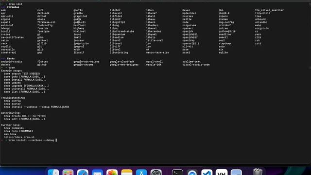 HOME-BREW: brew install --verbose --debug FORMULA|CASK смотреть онлайн