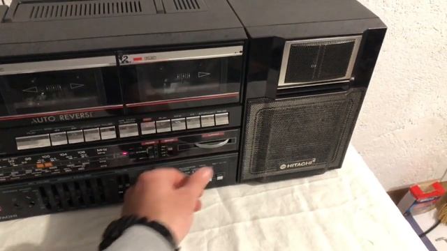 Hitachi TRK-W550E Radio 1986 Tokyo смотреть онлайн
