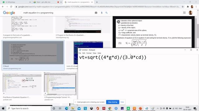 Equation in Mathematics vs Equation in C | math.h | M_PI, sqrt, pow, cos, sin, tan, asin, acos, ata смотреть онлайн