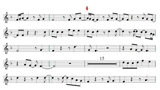 Stand By Me - Partitura Sax Tenor (B B King) смотреть онлайн