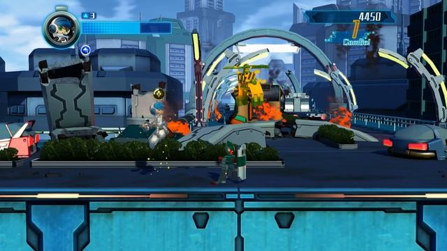 Mighty No. 9 Walkthrough Part 1 MEGA CLONE! смотреть онлайн
