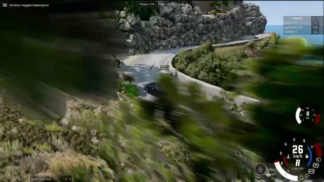 НИКОГДА ТАК НЕ ДЕЛАЙ :) ОПАСНЫЙ СПУСК С ГОРЫ В BeamNG drive ! смотреть онлайн