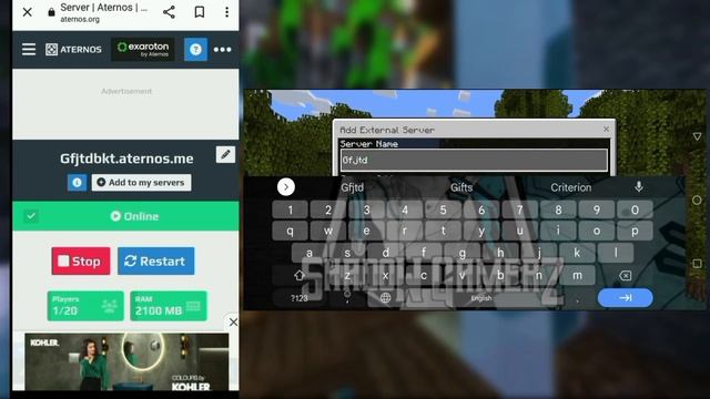 How To Get Operator In Your Aternos Server|PE+Java|shadow Gamerz