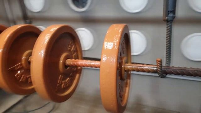 Разноцветные блины от штанги. смотреть онлайн