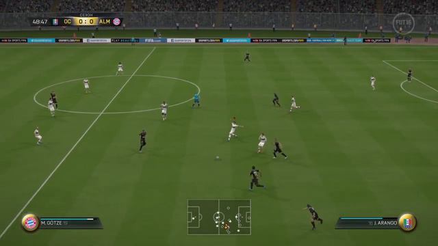 FIFA 16_Ultimate Tim удар через себя Антуан Гризманн 9-тая минута смотреть онлайн
