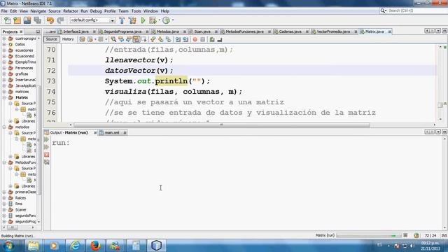 Java-26.Matrices en Java, pasar un vector a una Matriz смотреть онлайн