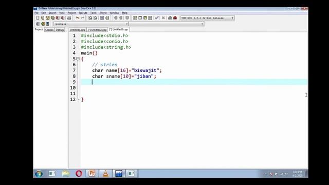 strlen function in String array element смотреть онлайн
