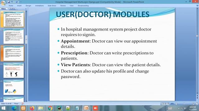 PPT - Hospital Management System Project PPT || Python Django смотреть онлайн