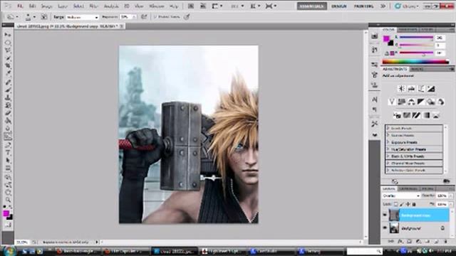 Adobe Photoshop Cs5:Anime editing смотреть онлайн