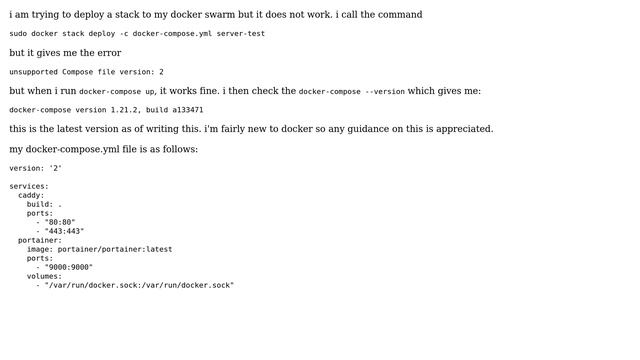 DevOps & SysAdmins: Docker Stack Deploy Does Not Work смотреть онлайн