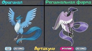 Все региональные формы покемонов из Алолы, Галара и Хисуи