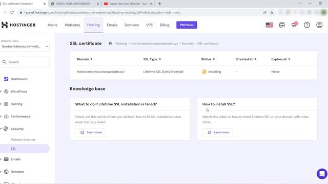 How To Install and Activate SSL Certificate In Hostinger 2023 смотреть онлайн