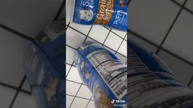 Bánh ăn dặm Gerber NON- GMO 42gr USA vị chuối, vị việt quất смотреть онлайн