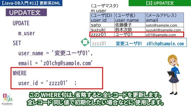 【Javaデータベース入門 #11】更新系DML(SQL) (INSERT・UPDATE・DELETE) смотреть онлайн