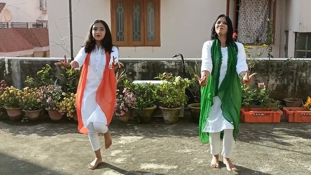DESH MERE | PATRIOTIC DANCE | MOM & DAUGHTER | BY VIDHI & SMITA смотреть онлайн