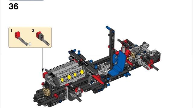 LEGO 42041 Race Car Instructions B Model LEGO TECHNIC 2015 смотреть онлайн