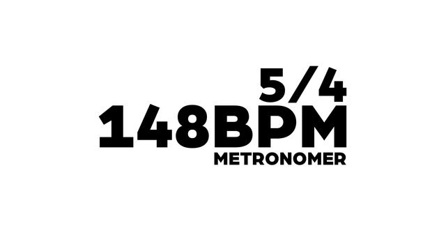 148 BPM Metronome 5/4 смотреть онлайн