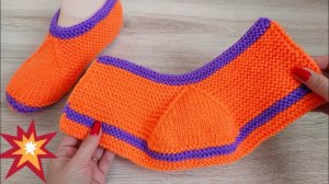 СЛЕДКИ ПРОСТО ?БЕЗ ЗАМОРОЧЕК НА ДВУХ СПИЦАХ.mp4