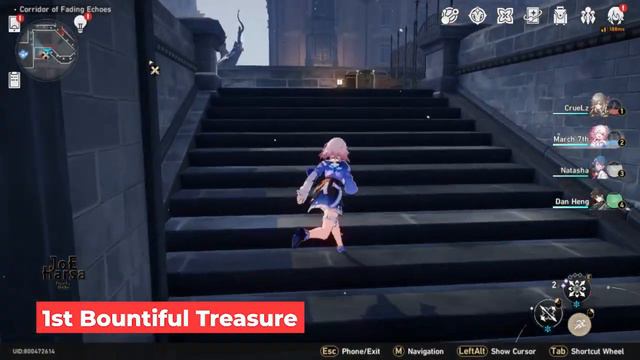 Corridor of Fading Echoes Treasure Locations Honkai Star Rail смотреть онлайн
