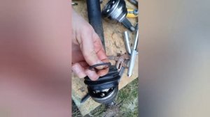 Замена шруса со стороны колеса.#passat #b3