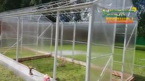 ТЕПЛИЦА ИЗ СТЕКЛА! ОТ СВАРКИ И ПОКРАСКИ ДО МОНТАЖА!