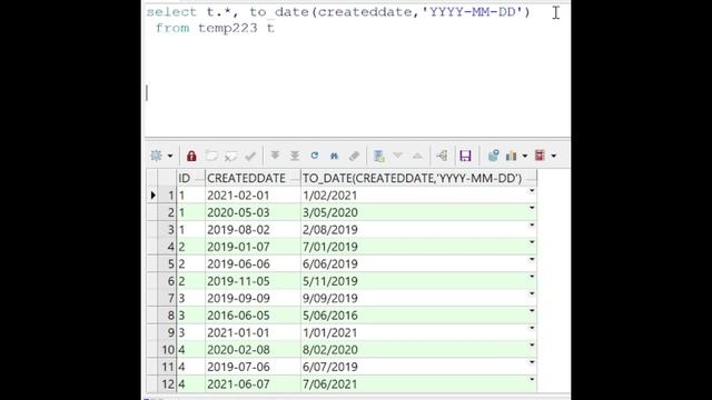 Advanced SQL: to_date and to_char methods to manipulate date format in SQL смотреть онлайн