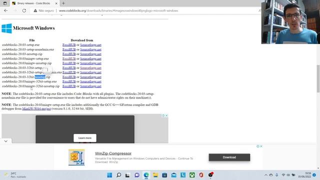 Como baixar e instalar a IDE Code Blocks 20.03 no Windows 11 смотреть онлайн