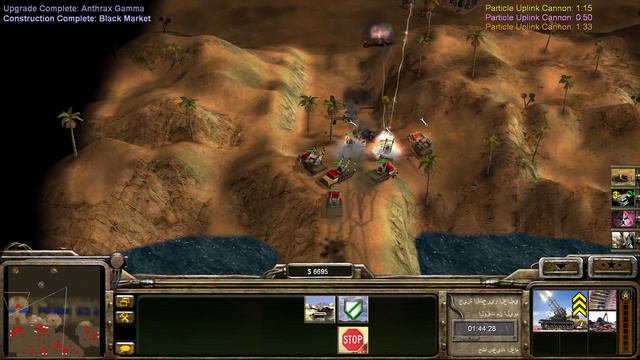 Command Conquer Generals Zero Hour Gla Toxin 1 vs 7 Usa Super Weapon (Tournament River Revisited) смотреть онлайн