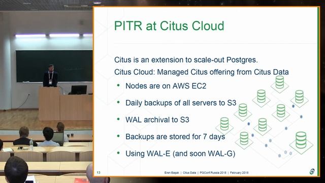 Distributed Point-In-Time Recovery with Postgres | Eren Basak смотреть онлайн