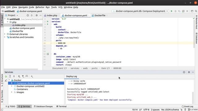 Ubuntu 19.10 docker php-7.4 apache phpstorm mysql смотреть онлайн