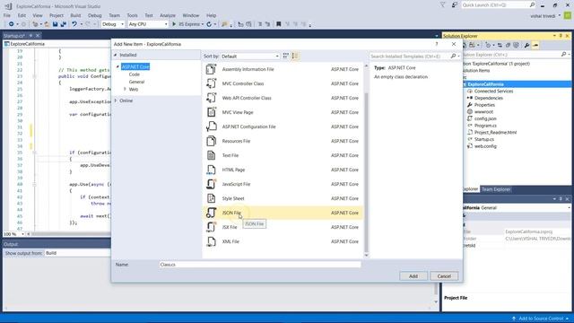 Using JSON files in ASP.NET | Unanth смотреть онлайн