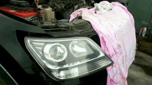 Замена ближнего света, габаритов на киа мохав (kia mohave)