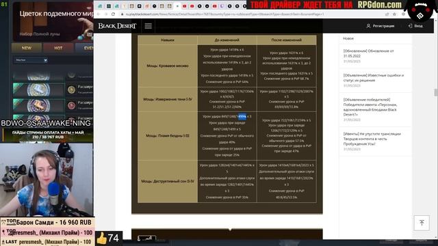 ? ПРОБУДА УСЫ ♦ НОВЫЕ СКИЛЫ РАБОЧИХ ♦ НЕРФ МЭГУ + КОРЕЯ ♦ БДО Обновление 31.05.23 (BDO-Black Desert смотреть онлайн