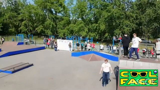 Качканарский фестиваль уличных видов спорта. Трюковой самокат. смотреть онлайн