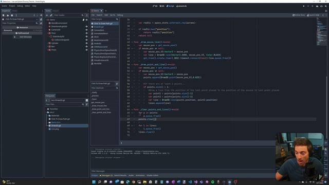 How To Draw Lines and Points in 3D - Godot 4 Tutorial смотреть онлайн