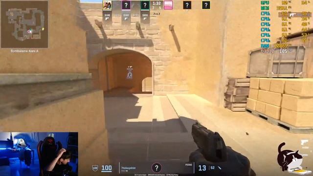?CS2 REKABETÇİ - RYZEN 5 5500 16GB RAM FPS TEST смотреть онлайн