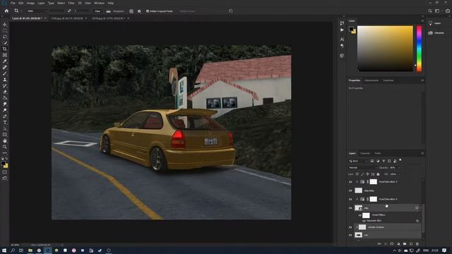Обработка скриншота из MTA (Photoshop) / Honda Civic Type R VI / CCDPLANET смотреть онлайн