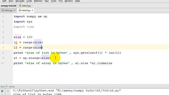 Numpy intro смотреть онлайн
