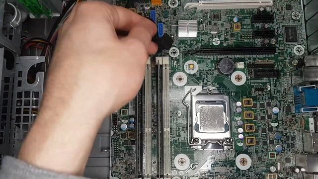 HP Elitedesk 800 G1 SFF full size GPU install смотреть онлайн
