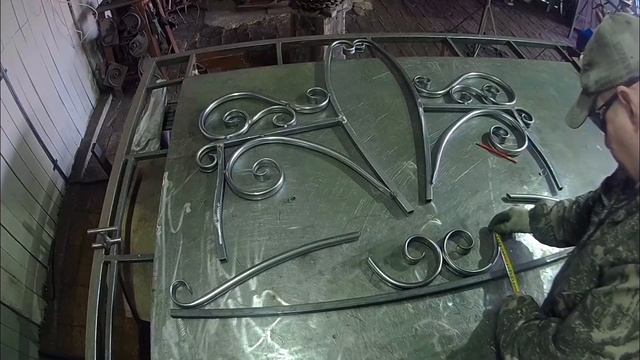 САДОВАЯ СКАМЕЙКА из профильной трубы // ХОЛОДНАЯ КОВКА своими руками. смотреть онлайн