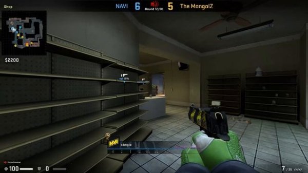 CS:GO POV Demo NaVi S1mple (21/13) vs TheMongolz (de_mirage) @ IEM Rio 2023