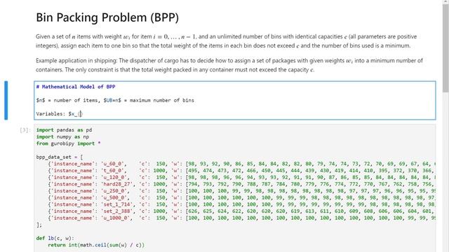 02 Bin Packing Problem In Python And Gurobi - Mathematical Model (Integer Linear Programming ILP) смотреть онлайн