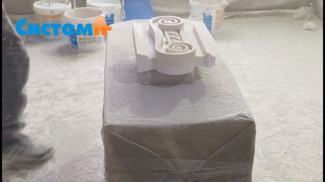 Нанесение покрытия на фасадный декор смотреть онлайн