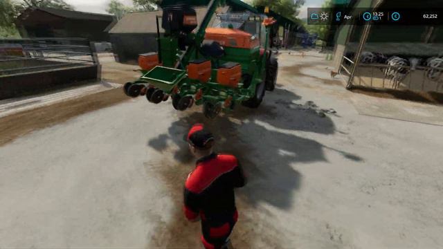 Soil Preparation & Planting Maize, Picking Up Silage Bales │Bally Spring│FS 22│Timelapse#3