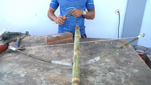 How To Make Powerful Bamboo Crossbowfishing | Bamboo Crossbowfishing VS Huge Fish смотреть онлайн