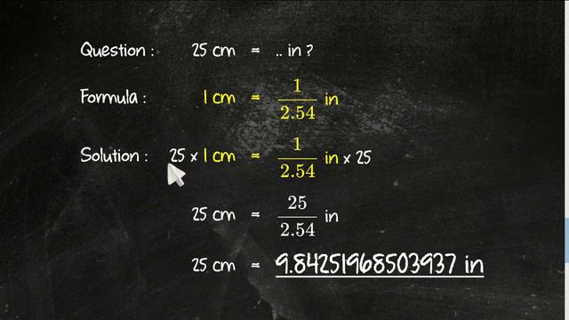 25 cm to inches смотреть онлайн