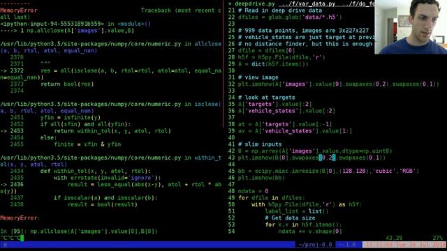 Self-driving car DeepDrive data inspection смотреть онлайн