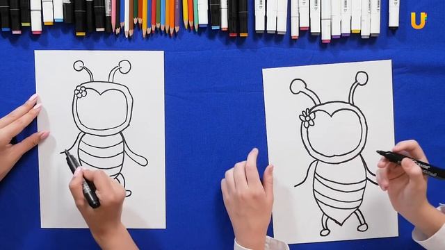 Рисуем вместе БОЖЬЮ КОРОВКУ смотреть онлайн