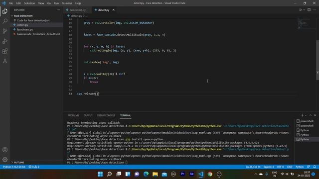 How to Make Your Own Face Detection using Python & Open CV In 2 Minutes ||| By Vipul Krishna ||| смотреть онлайн